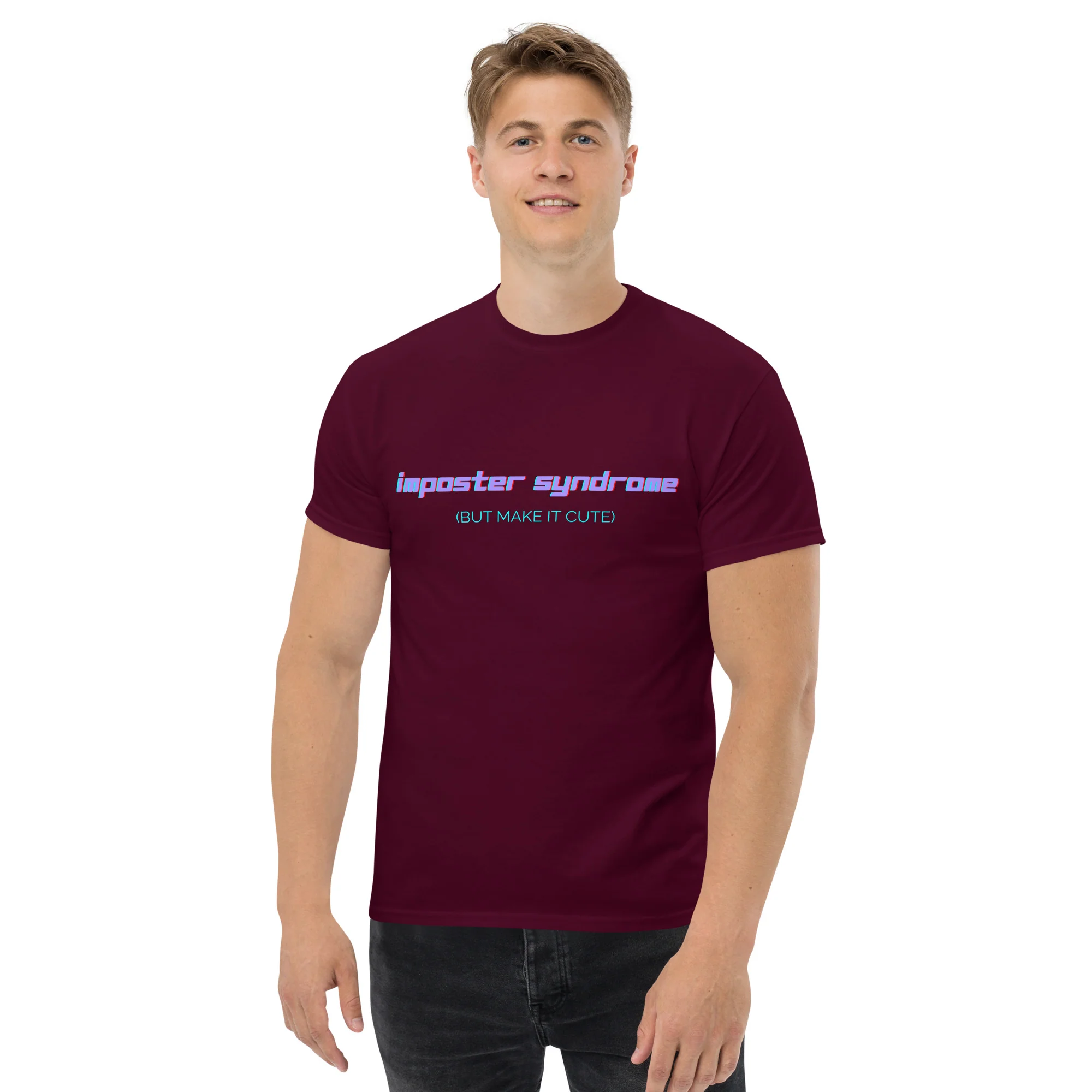 Imposter Syndrome (But Make It Cute) Unisex classic tee - Image 3
