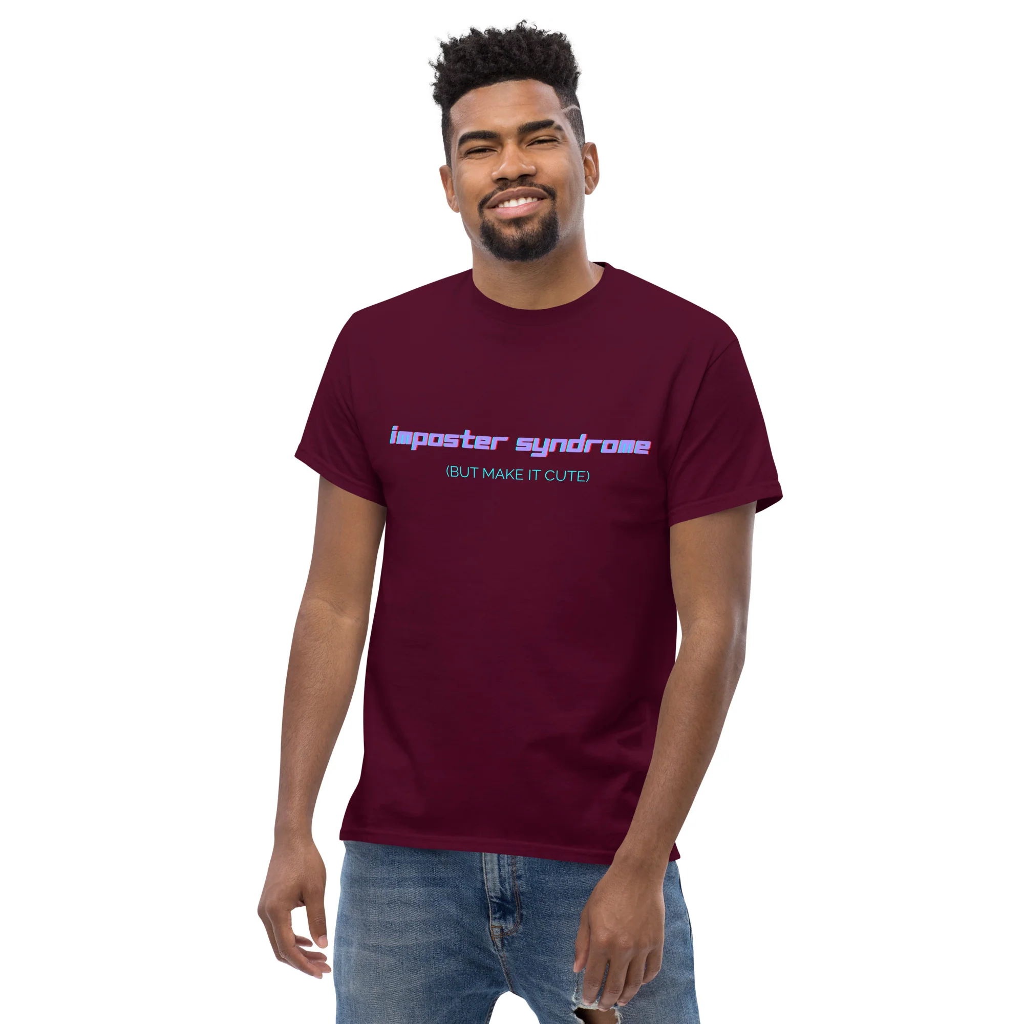 Imposter Syndrome (But Make It Cute) Unisex classic tee - Image 4