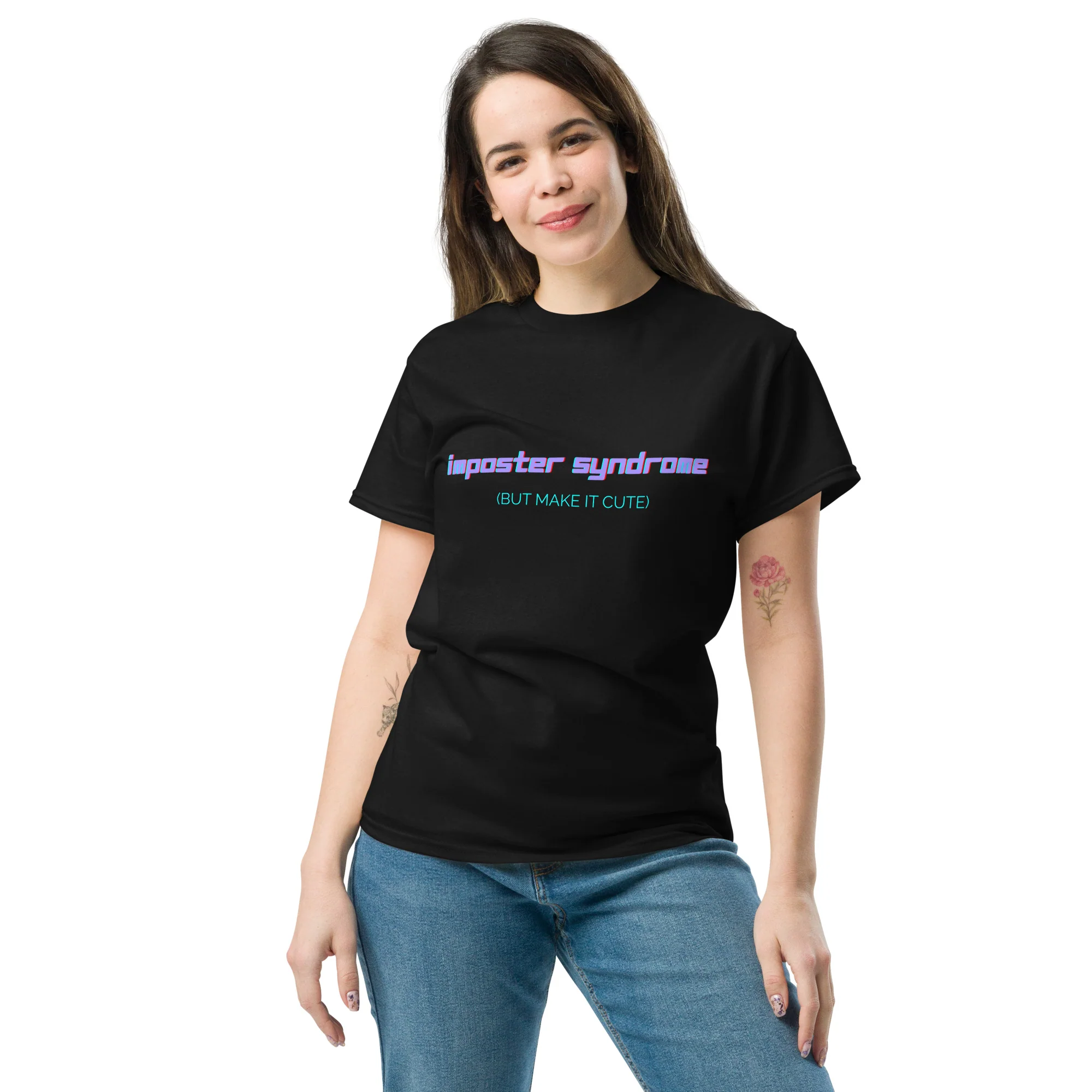Imposter Syndrome (But Make It Cute) Unisex classic tee - Image 7